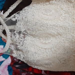 Large Dama Beige dress